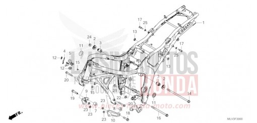CARROSSERIE DE CHASSIS CB1000ST de 2026